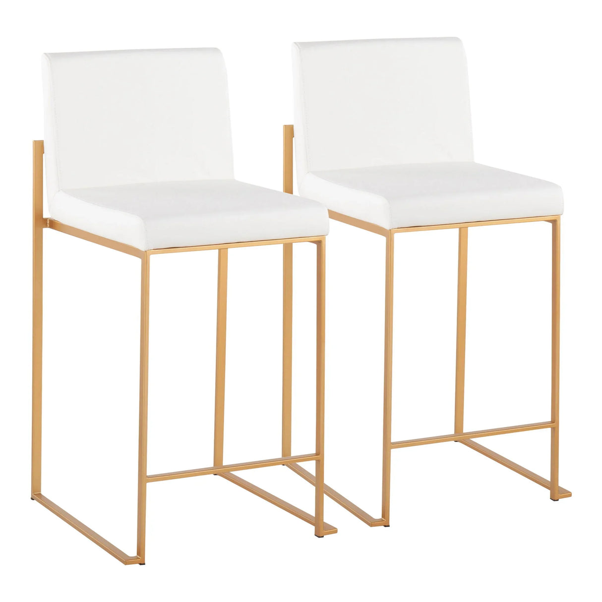 Fuji - Contemporary High Back Stylish Counter Stool - Furniture Home Direct
