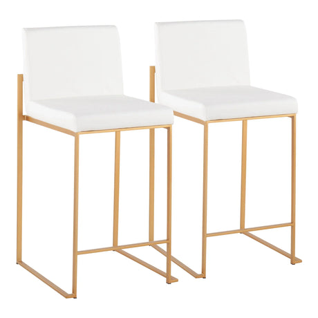 Fuji - Contemporary High Back Stylish Counter Stool - Furniture Home Direct