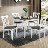 Modern Dining Table Set With Chairs For Kitchen - Furniture Home Direct