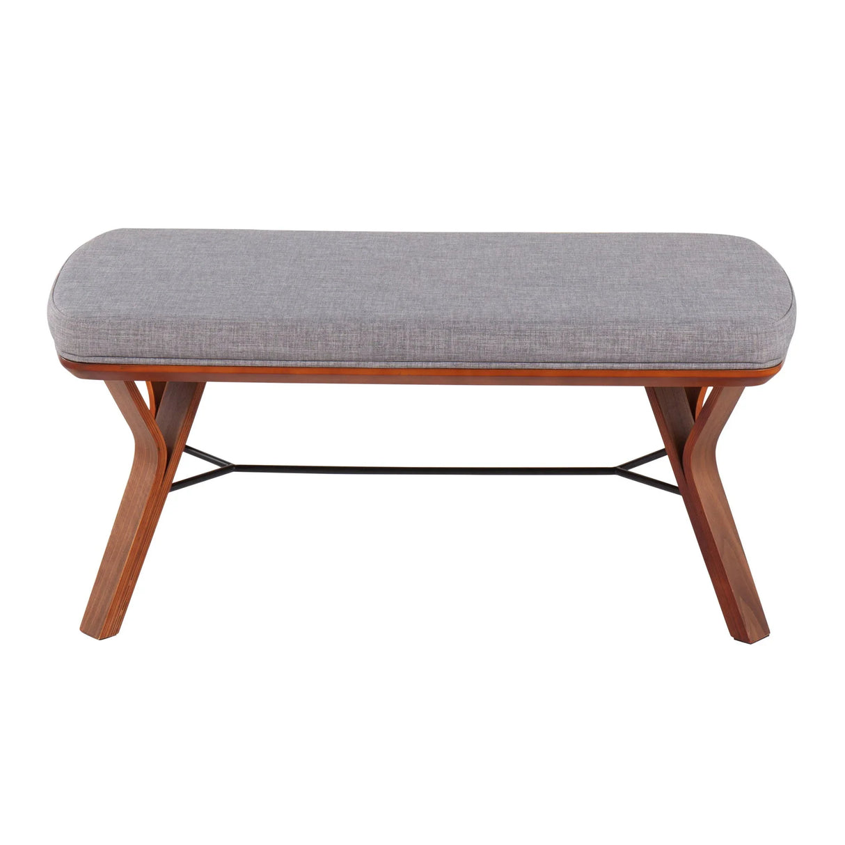 Folia - Mid Century Modern Bench - Furniture Home Direct