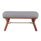 Folia - Mid Century Modern Bench - Furniture Home Direct