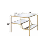 Astrid - Mirrored Table - Furniture Home Direct