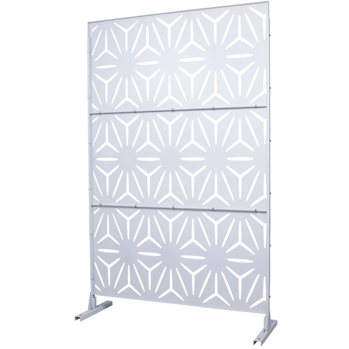 Outdoor & Indoor Metal Privacy Screen, Freestanding Decorative Panels - Furniture Home Direct