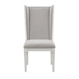 Katia - Side Chair (Set of 2) - Gray / White - Furniture Home Direct