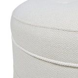 Yolanda - Round Upholstered Accent Ottoman - Furniture Home Direct