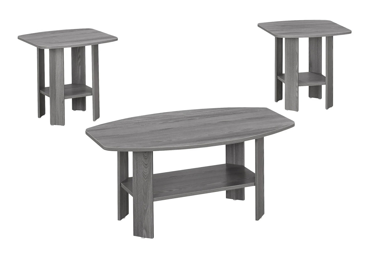 Table Set, Coffee, End, Side, Accent For Living Room (Set of 3) - Furniture Home Direct