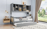 Daybed And All In One Cabinet And Shelf - Furniture Home Direct