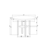Greta - Bar Table And Bar Stool Set - Antique White - Furniture Home Direct