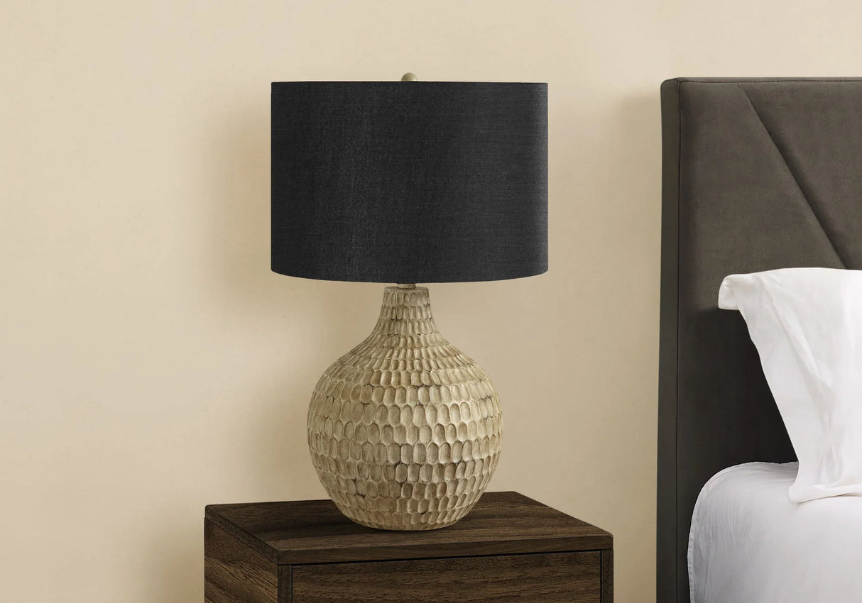 Lighting, Table Lamp, Resin, Contemporary - Brown - Furniture Home Direct