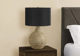Lighting, Table Lamp, Resin, Contemporary - Brown - Furniture Home Direct