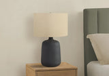 Lighting, Table Lamp Contemporary - Black - Furniture Home Direct