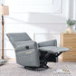360° Modern Small Rocking Swivel Recliner Chair With Side Pocket - Furniture Home Direct