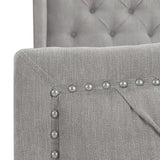 Marcella - Upholstered Shelter Headboard Bed Set - Furniture Home Direct