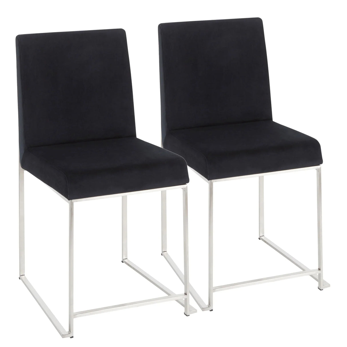 Fuji - Contemporary Modern Elegance High Back Dining Chair (Set of 2) - Furniture Home Direct