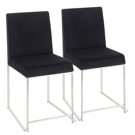 Fuji - Contemporary Modern Elegance High Back Dining Chair (Set of 2) - Furniture Home Direct