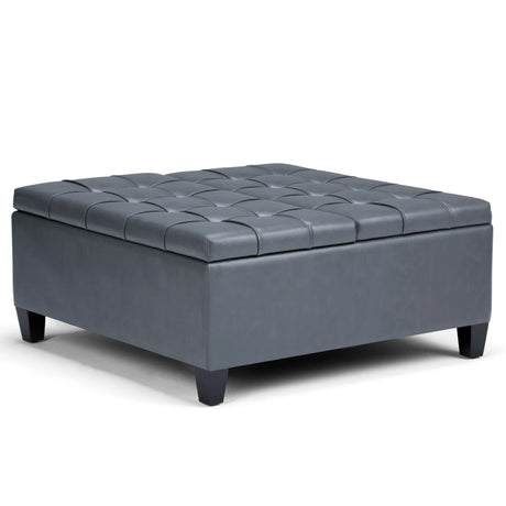 Harrison - Upholstered Coffee Table Storage Ottoman - Furniture Home Direct