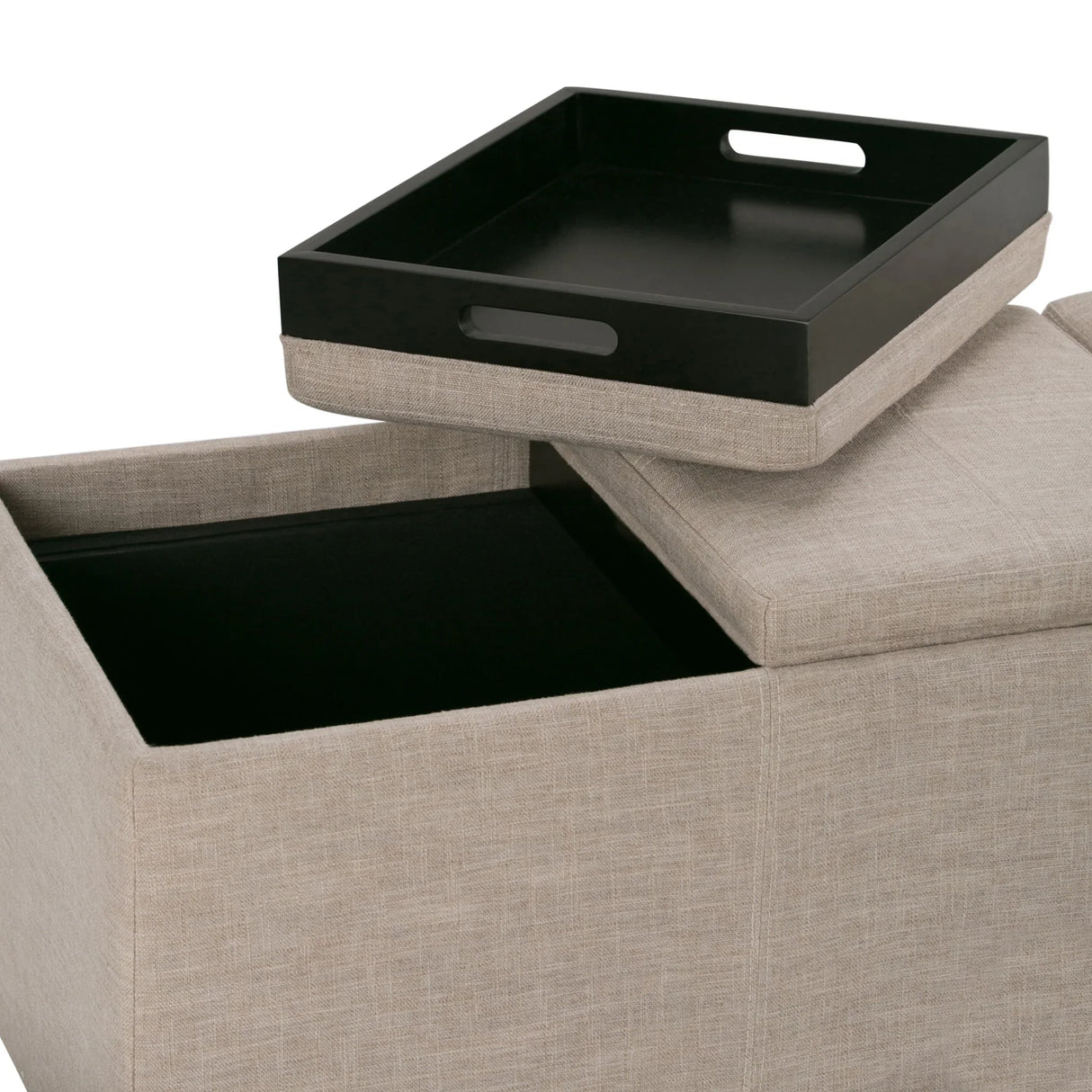 Avalon - Upholstered Storage Ottoman - Furniture Home Direct