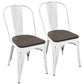 Oregon - IndustrialFarmhouse Stackable Dining Chair (Set of 2) - Furniture Home Direct