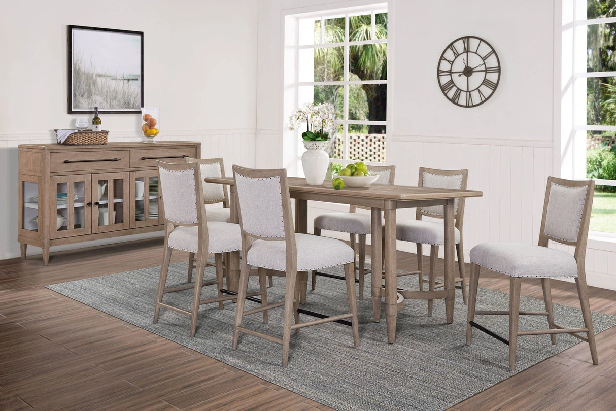 Counter Height Dining Table Colored - Sand - Furniture Home Direct
