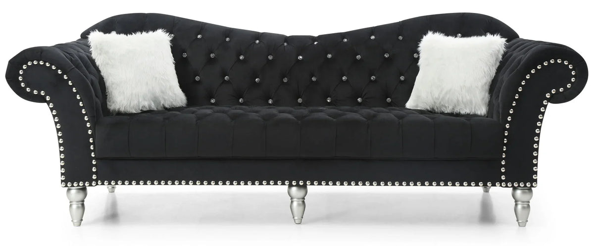 Wilshire - Soft Velvet Sofa - Furniture Home Direct
