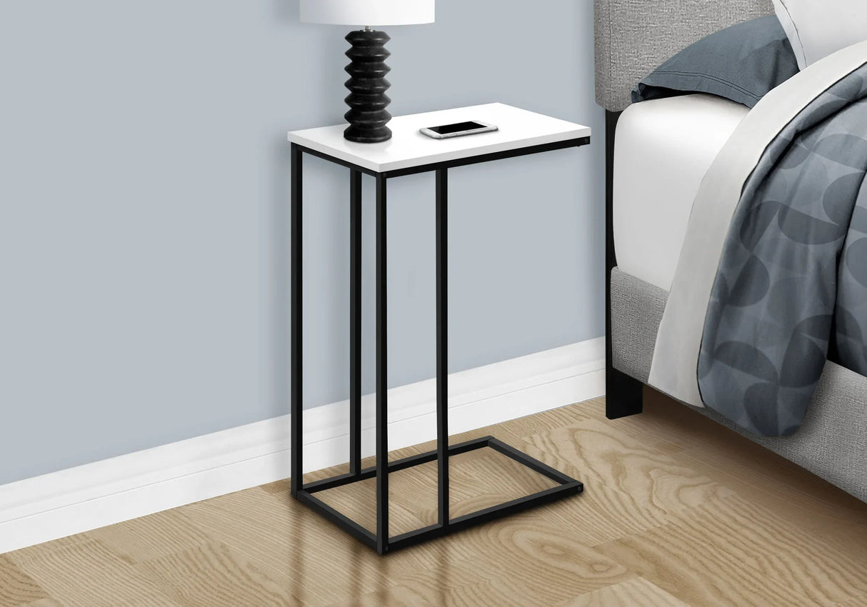 Accent Table, C - Shaped, Space-Saving Functionality - Furniture Home Direct