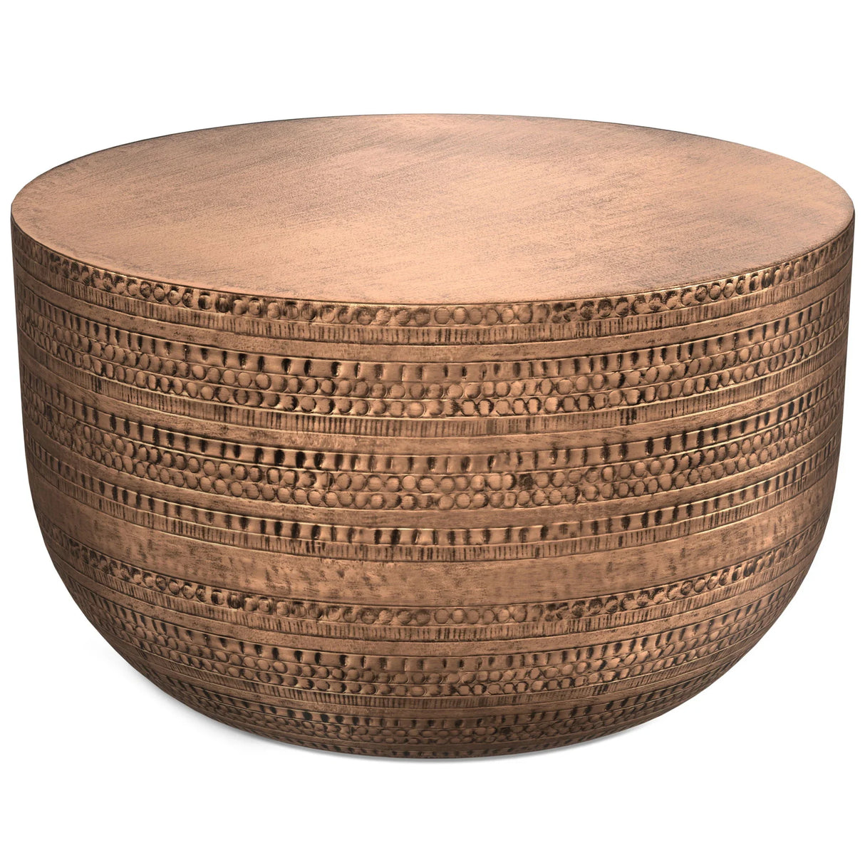 Johnsen - Handcrafted Metal Coffee Table - Furniture Home Direct