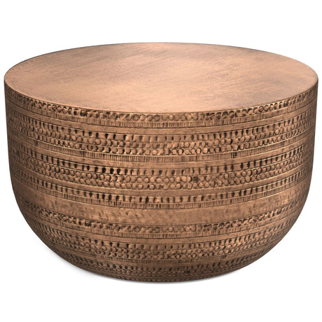 Johnsen - Handcrafted Metal Coffee Table - Furniture Home Direct