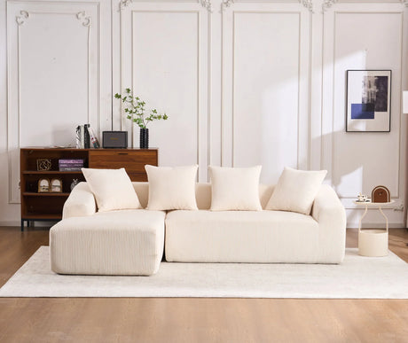 Combined 3 Seater Sofa With 4 Pillows - Furniture Home Direct