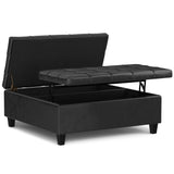 Harrison - Upholstered Coffee Table Storage Ottoman - Furniture Home Direct
