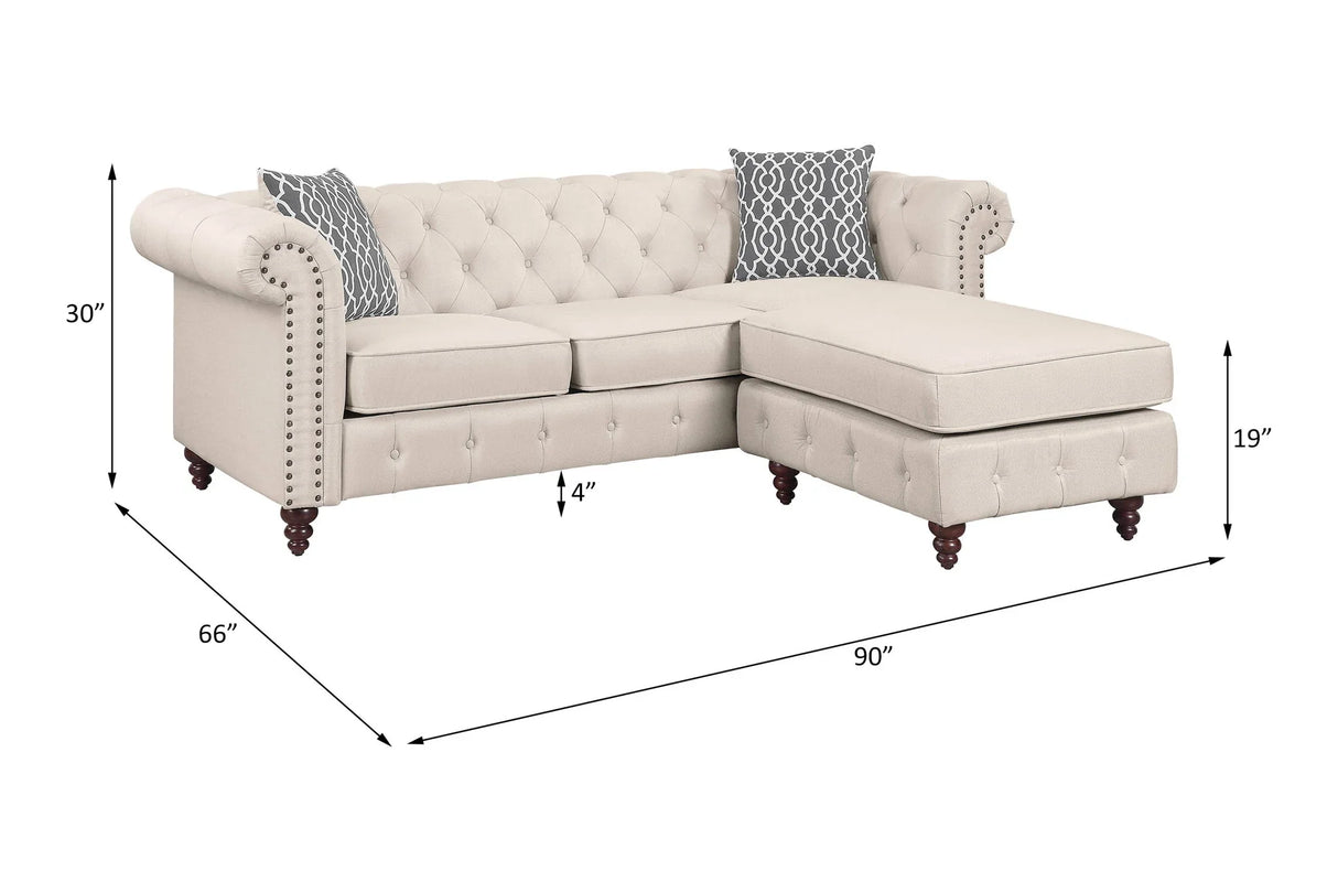Waldina - Reversible Sectional Sofa - Furniture Home Direct