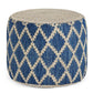 Edgeley - Handcrafted Round Pouf - Furniture Home Direct