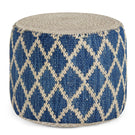 Edgeley - Handcrafted Round Pouf - Furniture Home Direct