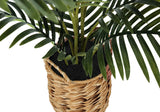 24" Tall, Artificial Plant, Palm, Indoor, Faux, Fake, Table, Floor, Greenery, Potted, Real Touch, Decorative - Green / Beige - Furniture Home Direct