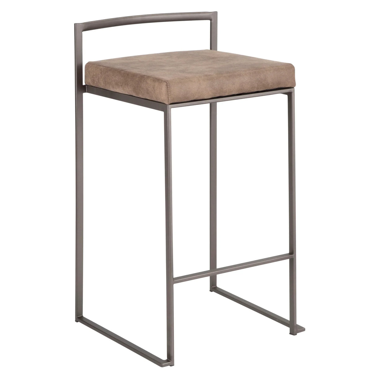Fuji - Industrial Stackable Counter Stool Elegant Design - Furniture Home Direct