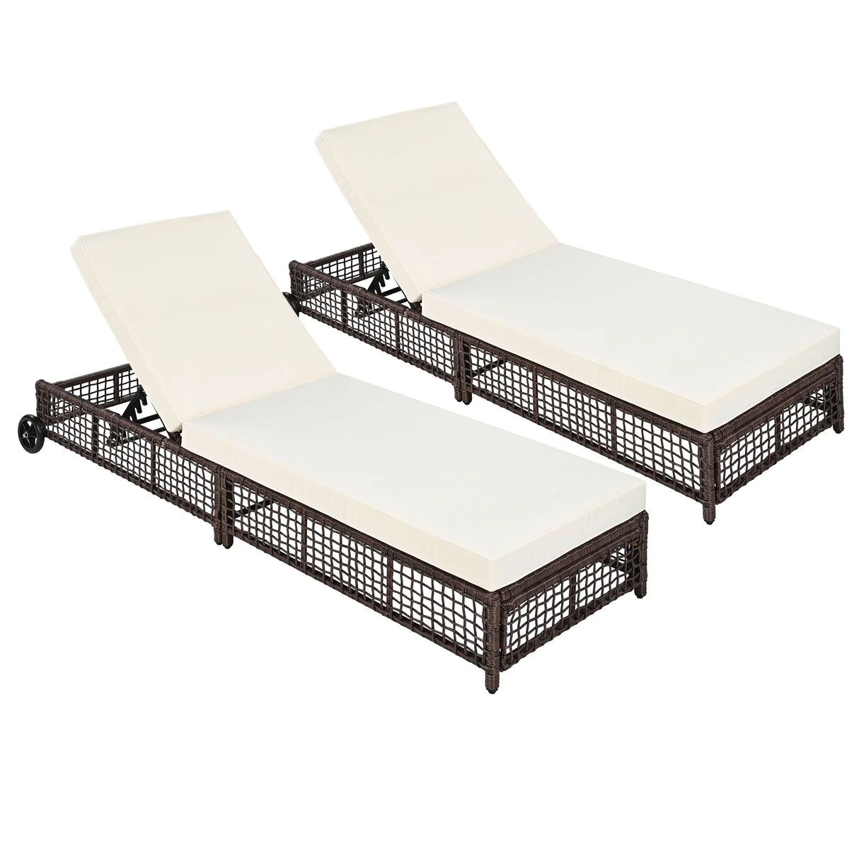 Outdoor Lounge Chair - Beige - Furniture Home Direct