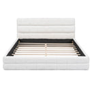 Upholstered Platform Bed With Headboard - Furniture Home Direct