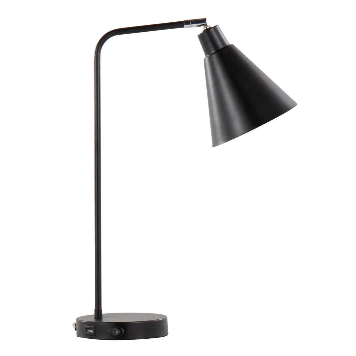 Pix - Contemporary Task Lamp Built In USB Port - Furniture Home Direct