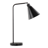 Pix - Contemporary Task Lamp Built In USB Port - Furniture Home Direct