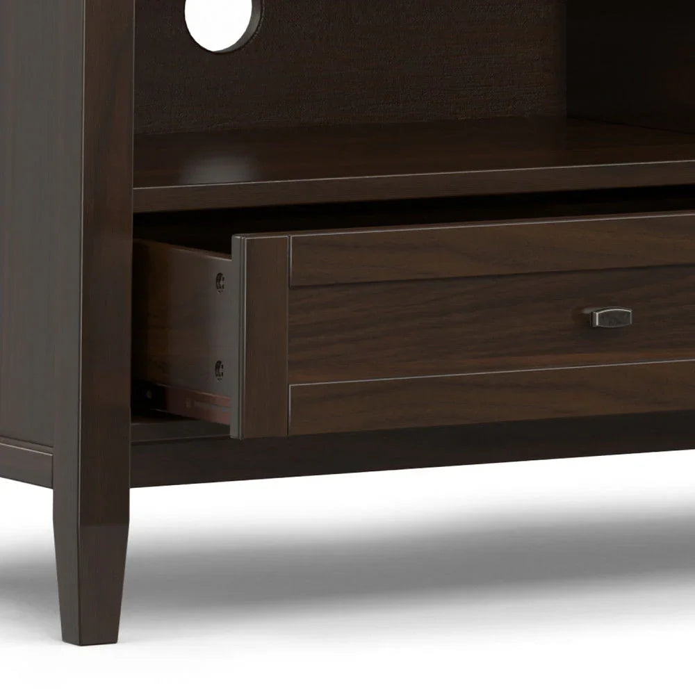Warm Shaker - Handcrafted Low TV Media Stand - Furniture Home Direct