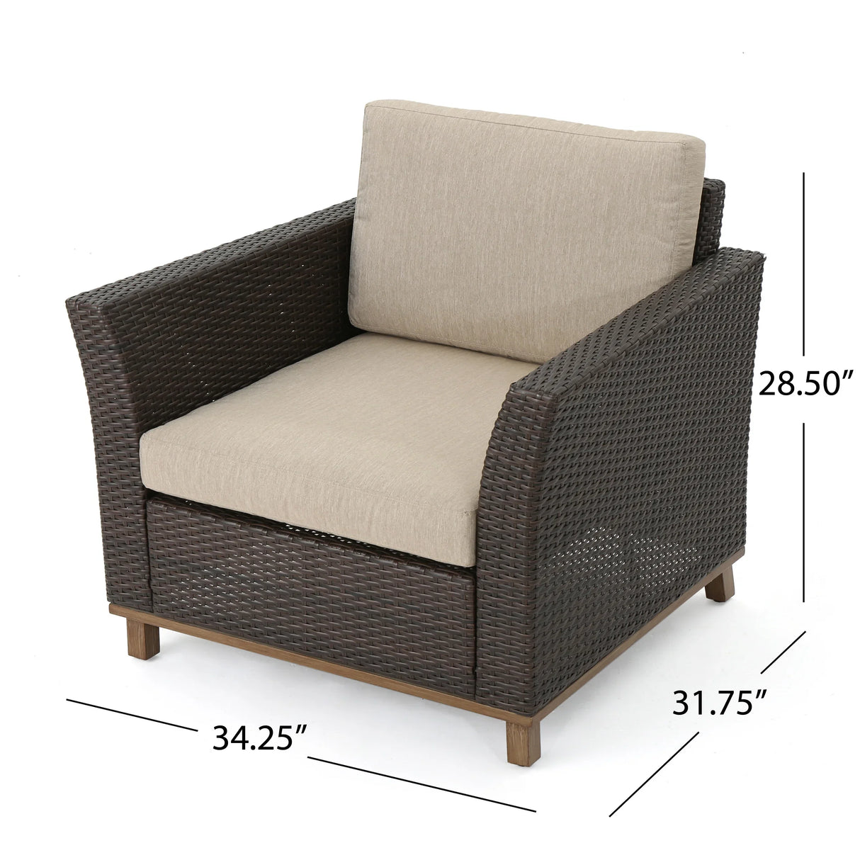 2 PC Outdoor Chair Set - Furniture Home Direct
