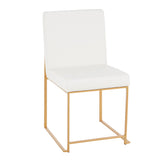 Fuji - Contemporary Stylish Frame, High Back Dining Chair (Set of 2) - Furniture Home Direct