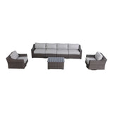 Stylish Sofa Seating Group With Cushions Perfect For Outdoor Gatherings - Furniture Home Direct