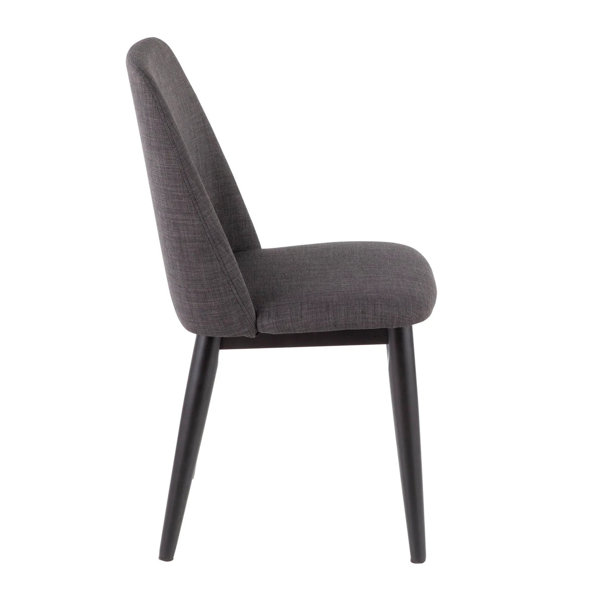 Tintori - Contemporary Dining Chair (Set of 2) - Charcoal - Furniture Home Direct