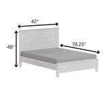 Albany - Bed Frame With Headboard, Heavy Duty Modern Rustic Design - Furniture Home Direct