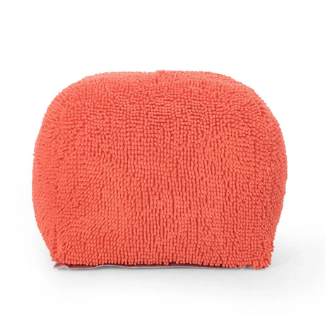 Spongy Microfiber Square Pouf Soft Seating - Furniture Home Direct