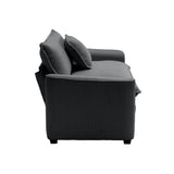 Elegant Corduroy Oversized Sectional Sofa Set With Deep Seats And Flexible Layout - Furniture Home Direct