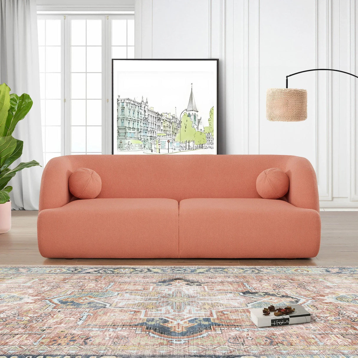 Anna - French Boucle Sofa - Furniture Home Direct