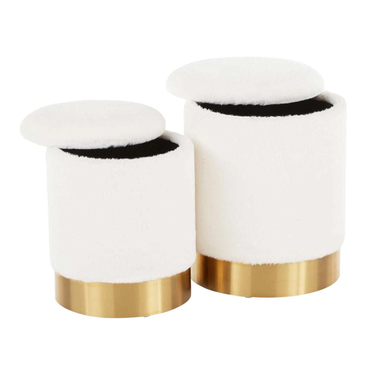 Marla - Contemporary Nesting Ottoman Set - Furniture Home Direct