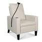 Recliner Chairs For Adults, Adjustable Recliner Sofa With Mobile Phone Holder & Cup Holder, Modern Reclining Chairs Fabric Push Back Recliner Chairs For Living Room, Bedroom - Furniture Home Direct