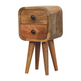 Curved Nightstand, - Furniture Home Direct